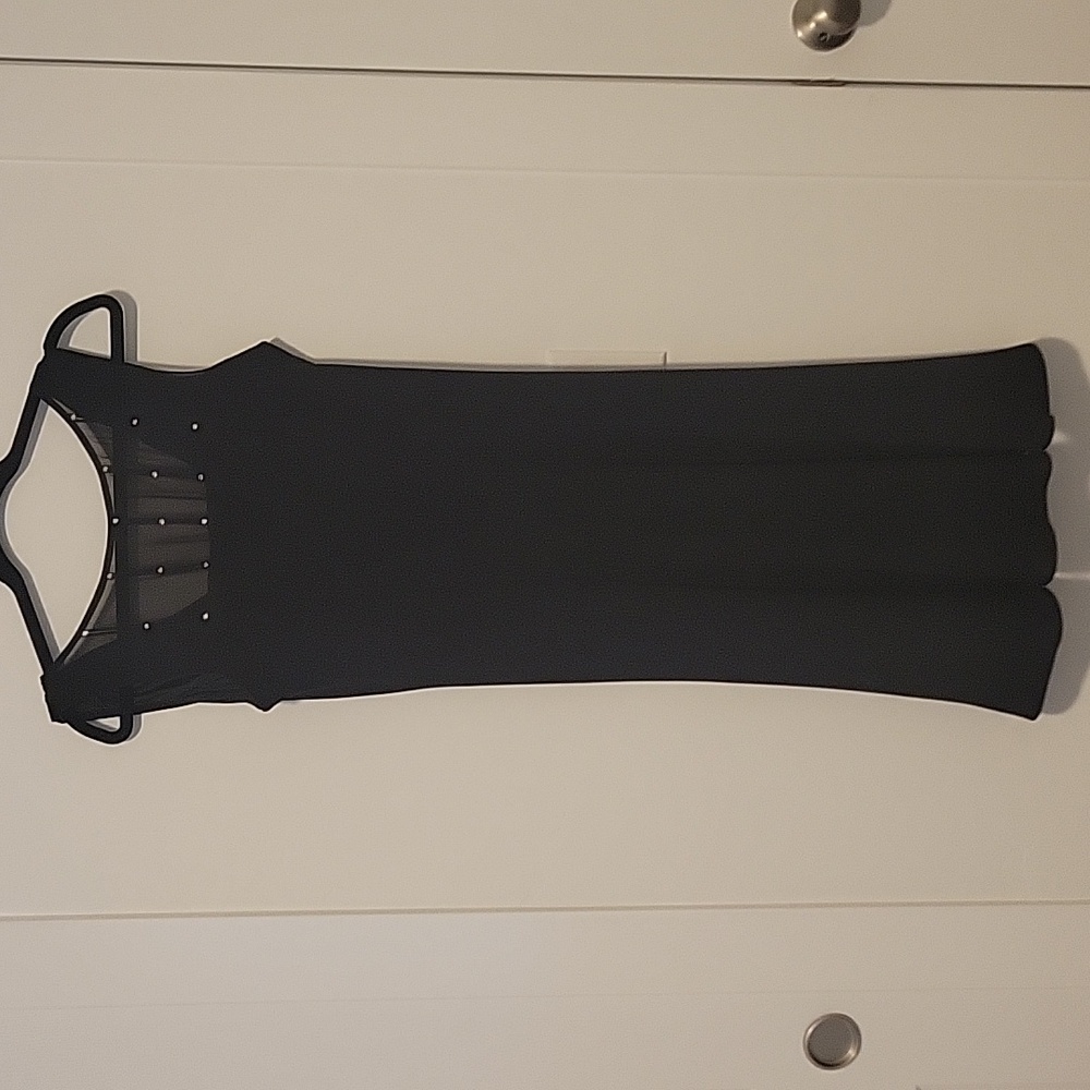 Women's Dress Evan Picone Black Rhinestone accents Size 12P